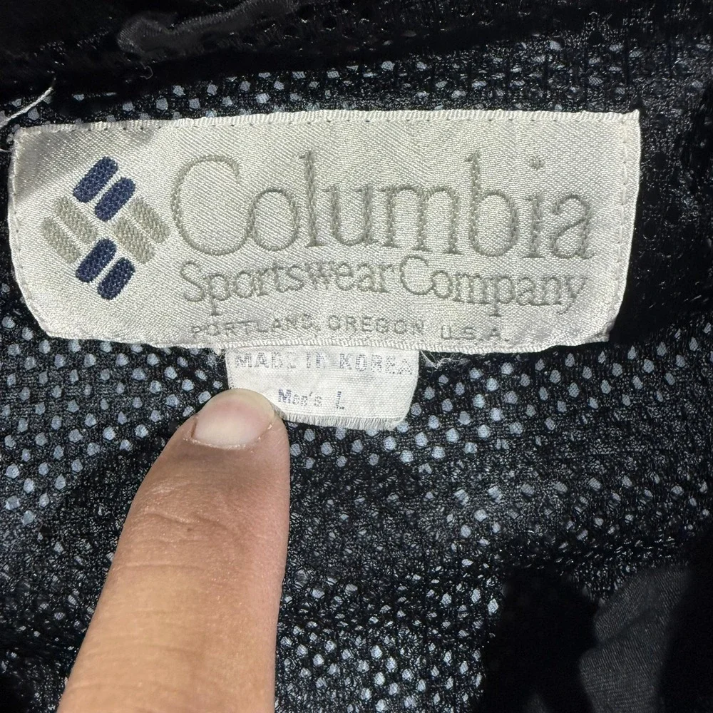 Vintage Columbia Double Whammy Jacket Mens Large Blue Nylon 3-in-1 Ski 90s